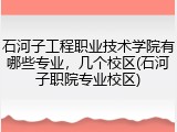 石河子工程职业技术学院有哪些专业，几个校区(石河子职院专业校区)