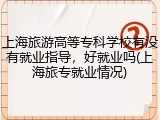 上海旅游高等专科学校有没有就业指导，好就业吗(上海旅专就业情况)