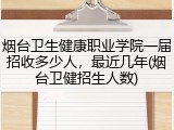 烟台卫生健康职业学院一届招收多少人，最近几年(烟台卫健招生人数)