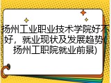 扬州工业职业技术学院好不好，就业现状及发展趋势(扬州工职院就业前景)