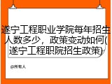 遂宁工程职业学院每年招生人数多少，政策变动如何(遂宁工程职院招生政策)