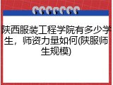 陕西服装工程学院有多少学生，师资力量如何(陕服师生规模)