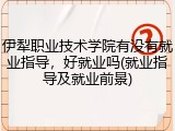 伊犁职业技术学院有没有就业指导，好就业吗(就业指导及就业前景)
