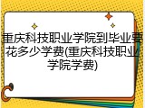 重庆科技职业学院到毕业要花多少学费(重庆科技职业学院学费)