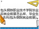 包头钢铁职业技术学院毕业后就业前景怎么样，毕业生去向(包头钢院就业前景)