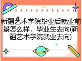 新疆艺术学院毕业后就业前景怎么样，毕业生去向(新疆艺术学院就业去向)