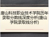 唐山科技职业技术学院历年录取分数线深度分析(唐山学院录取线分析)