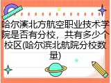 哈尔滨北方航空职业技术学院是否有分校，共有多少个校区(哈尔滨北航院分校数量)
