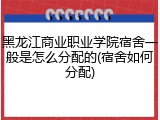 黑龙江商业职业学院宿舍一般是怎么分配的(宿舍如何分配)