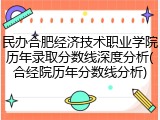 民办合肥经济技术职业学院历年录取分数线深度分析(合经院历年分数线分析)