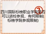四川国际标榜职业学院是否可以进校参观，有何限制(标榜学院参观限制)