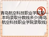 青岛航空科技职业学院是一本吗录取分数线多少(青岛航空科技职业学院录取线)