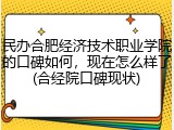 民办合肥经济技术职业学院的口碑如何，现在怎么样了(合经院口碑现状)