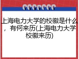 上海电力大学的校徽是什么，有何来历(上海电力大学校徽来历)