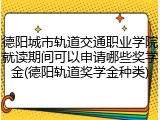 德阳城市轨道交通职业学院就读期间可以申请哪些奖学金(德阳轨道奖学金种类)
