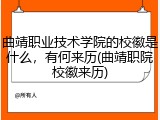 曲靖职业技术学院的校徽是什么，有何来历(曲靖职院校徽来历)