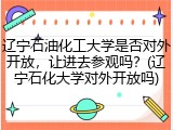 辽宁石油化工大学是否对外开放，让进去参观吗？(辽宁石化大学对外开放吗)