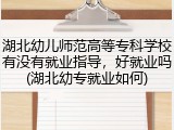 湖北幼儿师范高等专科学校有没有就业指导，好就业吗(湖北幼专就业如何)