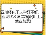 四川轻化工大学好不好，就业现状及发展趋势(川工大就业前景)