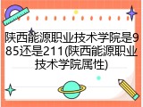 陕西能源职业技术学院是985还是211(陕西能源职业技术学院属性)