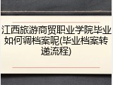 江西旅游商贸职业学院毕业如何调档案呢(毕业档案转递流程)