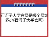 石河子大学官网是哪个网址多少(石河子大学官网)
