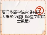 厦门华厦学院有没有院士，大概多少(厦门华厦学院院士数量)