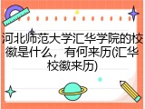 河北师范大学汇华学院的校徽是什么，有何来历(汇华校徽来历)