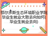 鄂尔多斯生态环境职业学院毕业生就业大致去向如何(毕业生就业去向)