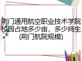 荆门通用航空职业技术学院校园占地多少亩，多少师生(荆门航院规模)