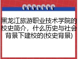 黑龙江旅游职业技术学院的校史简介，什么历史与社会背景下建校的(校史背景)