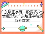 广东培正学院一般要多少分才能录取(广东培正学院录取分数线)