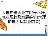 大理护理职业学院好不好，就业现状及发展趋势(大理护理职院就业前景)