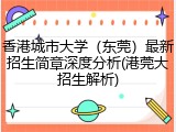 香港城市大学（东莞）最新招生简章深度分析(港莞大招生解析)