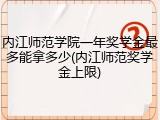 内江师范学院一年奖学金最多能拿多少(内江师范奖学金上限)