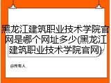 黑龙江建筑职业技术学院官网是哪个网址多少(黑龙江建筑职业技术学院官网)
