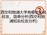 西交利物浦大学有哪些知名校友，简单分析(西交利物浦知名校友分析)