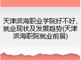 天津滨海职业学院好不好，就业现状及发展趋势(天津滨海职院就业前景)