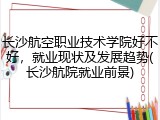 长沙航空职业技术学院好不好，就业现状及发展趋势(长沙航院就业前景)