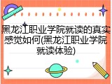 黑龙江职业学院就读的真实感觉如何(黑龙江职业学院就读体验)