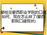 攀枝花攀西职业学院的口碑如何，现在怎么样了(攀西职院口碑现状)