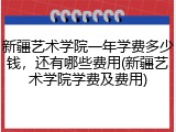 新疆艺术学院一年学费多少钱，还有哪些费用(新疆艺术学院学费及费用)