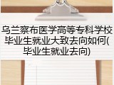乌兰察布医学高等专科学校毕业生就业大致去向如何(毕业生就业去向)
