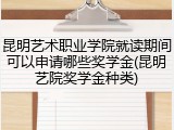 昆明艺术职业学院就读期间可以申请哪些奖学金(昆明艺院奖学金种类)