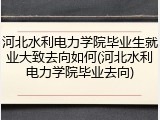 河北水利电力学院毕业生就业大致去向如何(河北水利电力学院毕业去向)