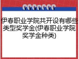 伊春职业学院共开设有哪些类型奖学金(伊春职业学院奖学金种类)