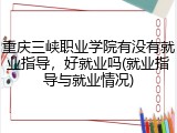 重庆三峡职业学院有没有就业指导，好就业吗(就业指导与就业情况)