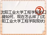 沈阳工业大学工程学院的口碑如何，现在怎么样了(沈阳工业大学工程学院现状)