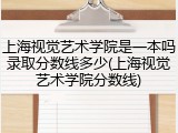 上海视觉艺术学院是一本吗录取分数线多少(上海视觉艺术学院分数线)