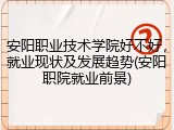 安阳职业技术学院好不好，就业现状及发展趋势(安阳职院就业前景)